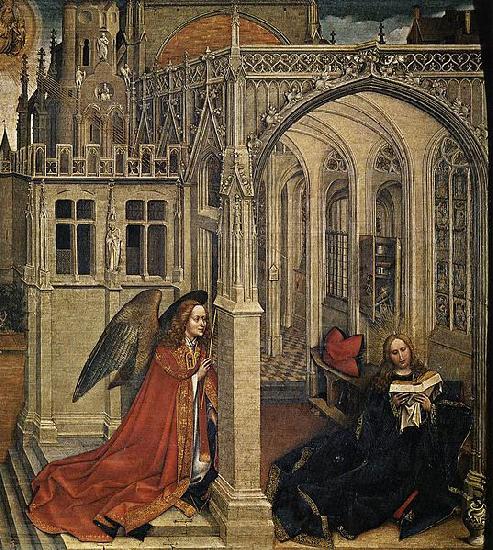Robert Campin Annunciation oil painting image
